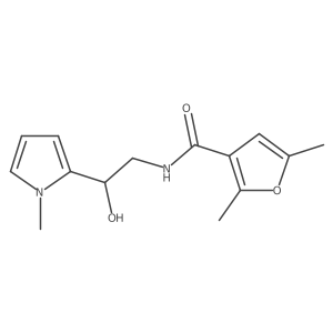 N-[2-hydroxy-2-(1-methyl-1H-pyrrol-2-yl)ethyl]-2,5-dimethylfuran-3-carboxamide结构式