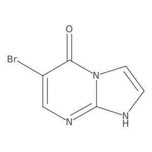 6-bromoimidazo[1,2-a]pyrimidin-5(1H)-one结构式