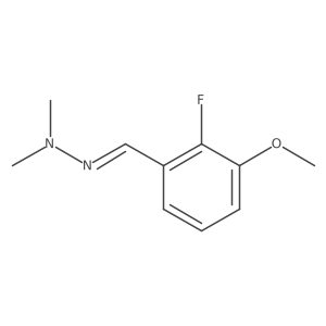 2-(2-Fluoro-3-methoxybenzylidene)-1,1-dimethylhydrazine结构式