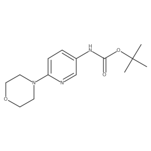 Tert-butyl 6-morpholinopyridin-3-ylcarbamate Structure