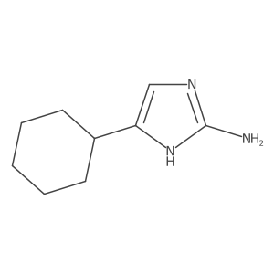 5-cyclohexyl-1H-imidazol-2-amine Structure