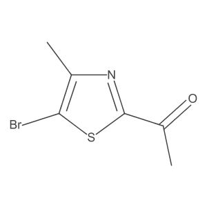 1-(5-Bromo-4-methyl-2-thiazolyl)ethanone Structure
