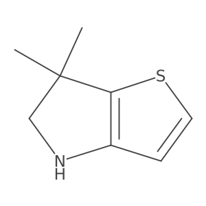 6,6-dimethyl-4H,5H,6H-thieno[3,2-b]pyrrole Structure