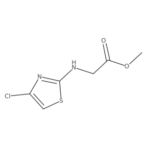 Methyl 2-[(4-chloro-1,3-thiazol-2-yl)amino]acetate Structure