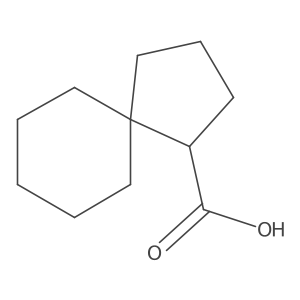 Spiro[4.5]decane-1-carboxylic acid Structure