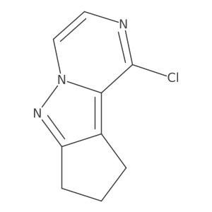 12-Chloro-7,8,11-triazatricyclo[6.4.0.0,2,6]dodeca-1,6,9,11-tetraene结构式