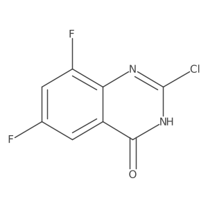 2-Chloro-6,8-difluoroquinazolin-4-ol结构式