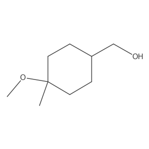 (4-Methoxy-4-methylcyclohexyl)methanol Structure