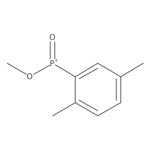 Phosphinic acid, 2,5-xylyl-, methyl ester Structure