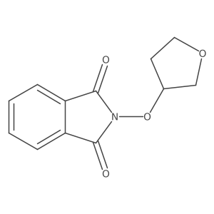 2-(tetrahydro-3-furanyloxy)-1H-isoindole-1,3(2H)-dione结构式