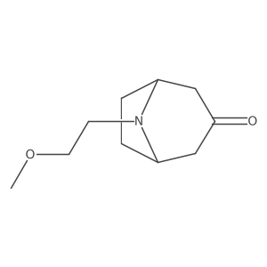 8-(2-Methoxyethyl)-8-azabicyclo[3.2.1]octan-3-one结构式
