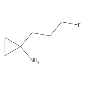 1-(3-Fluoropropyl)cyclopropan-1-amine结构式