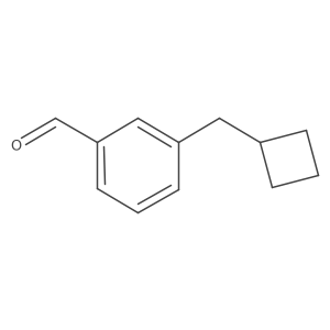 3-(Cyclobutylmethyl)benzaldehyde Structure