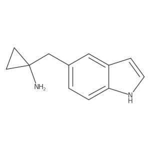 1-[(1H-indol-5-yl)methyl]cyclopropan-1-amine Structure