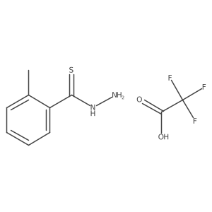 2-Methylbenzothiohydrazide 2,2,2-trifluoroacetate结构式