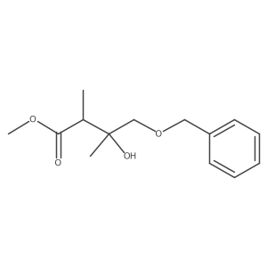 Methyl 4-(benzyloxy)-3-hydroxy-2,3-dimethylbutanoate Structure