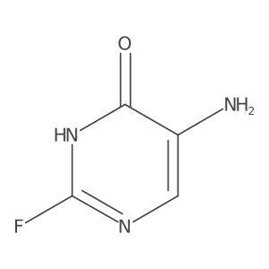 5-Amino-2-fluoropyrimidin-4-ol Structure