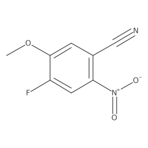4-Fluoro-5-methoxy-2-nitrobenzonitrile Structure