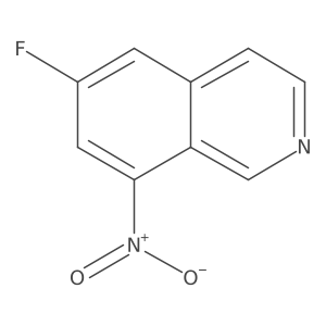 6-Fluoro-8-nitroisoquinoline Structure