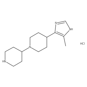 4-(5-methyl-1H-imidazol-4-yl)-1-piperidin-4-ylpiperidine;hydrochloride Structure