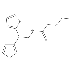 2-ethoxy-N-[2-(furan-2-yl)-2-(thiophen-3-yl)ethyl]acetamide Structure