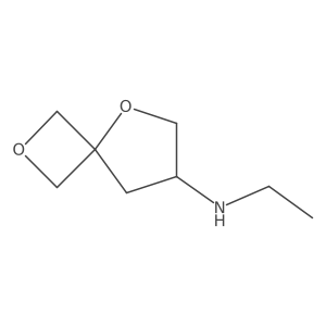 N-Ethyl-2,5-dioxaspiro[3.4]octan-7-amine Structure