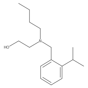 2-[Butyl({[2-(propan-2-yl)phenyl]methyl})amino]ethan-1-ol Structure