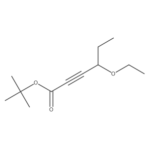 Tert-butyl 4-ethoxyhex-2-ynoate Structure