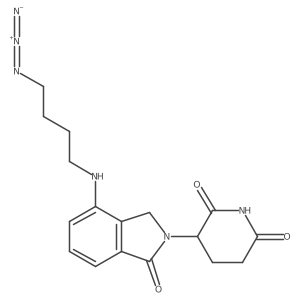 Lenalidomide-C4-azide结构式