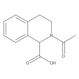 (1R)-2-acetyl-1,2,3,4-tetrahydroisoquinoline-1-carboxylic acid Structure