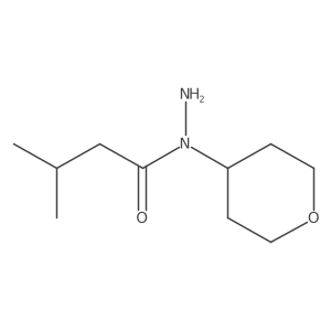 3-methyl-N-(oxan-4-yl)butanehydrazide Structure