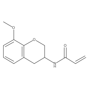 N-(8-methoxy-3,4-dihydro-2H-1-benzopyran-3-yl)prop-2-enamide Structure