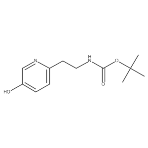 tert-butyl N-[2-(5-hydroxypyridin-2-yl)ethyl]carbamate结构式
