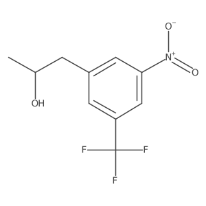 (2R)-1-[3-nitro-5-(trifluoromethyl)phenyl]propan-2-ol Structure