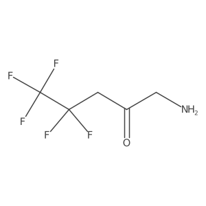 1-Amino-4,4,5,5,5-pentafluoropentan-2-one结构式