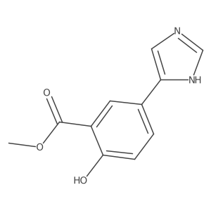 methyl 2-hydroxy-5-(1H-imidazol-4-yl)benzoate Structure