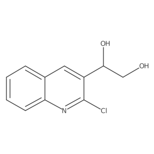 1-(2-Chloroquinolin-3-yl)ethane-1,2-diol结构式