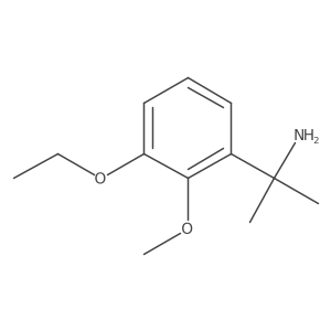 2-(3-Ethoxy-2-methoxyphenyl)propan-2-amine Structure