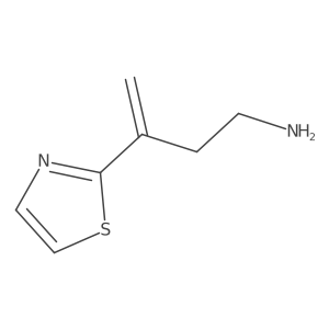 3-(1,3-Thiazol-2-yl)but-3-en-1-amine结构式