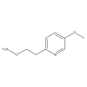 O-[2-(5-methoxypyridin-2-yl)ethyl]hydroxylamine结构式