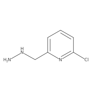 2-Chloro-6-(hydrazinylmethyl)pyridine结构式