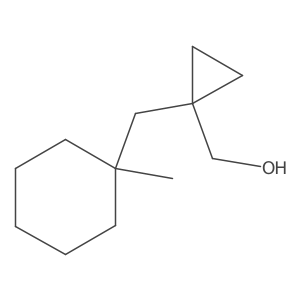 {1-[(1-Methylcyclohexyl)methyl]cyclopropyl}methanol Structure