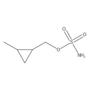 (2-Methylcyclopropyl)methyl sulfamate Structure