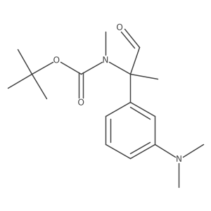 tert-butyl N-{2-[3-(dimethylamino)phenyl]-1-oxopropan-2-yl}-N-methylcarbamate Structure