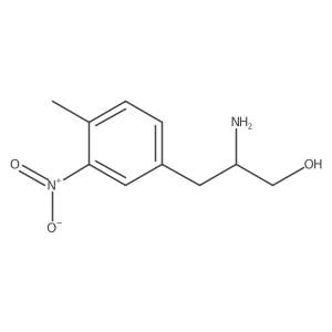 2-Amino-3-(4-methyl-3-nitrophenyl)propan-1-ol Structure
