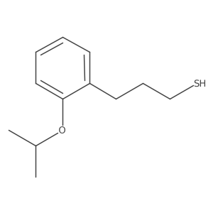 3-[2-(Propan-2-yloxy)phenyl]propane-1-thiol结构式