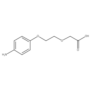 [2-(4-Aminophenoxy)-ethoxy]-acetic acid Structure