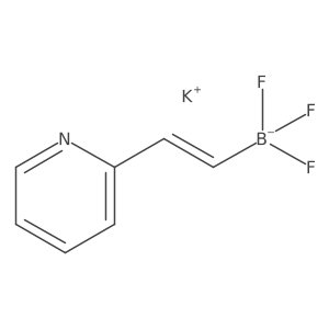 Potassium (E)-trifluoro(2-(pyridin-2-yl)vinyl)borate Structure