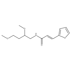 (2E)-3-(furan-2-yl)-N-[2-methoxy-4-(methylsulfanyl)butyl]prop-2-enamide Structure