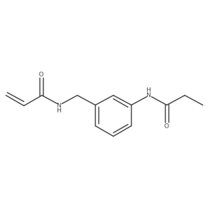 N-[(3-propanamidophenyl)methyl]prop-2-enamide Structure